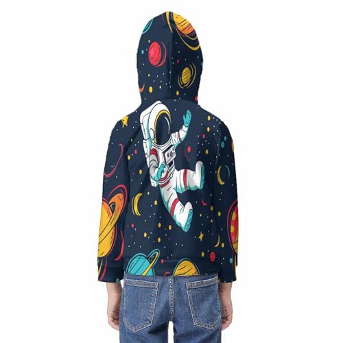 Sweat à Capuche Astronaute de Dessin Animé pour Collège - 6