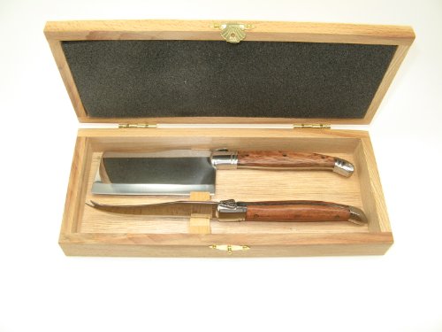 Fleur de Lys Laguiole Rosewood 2 piece cheese set