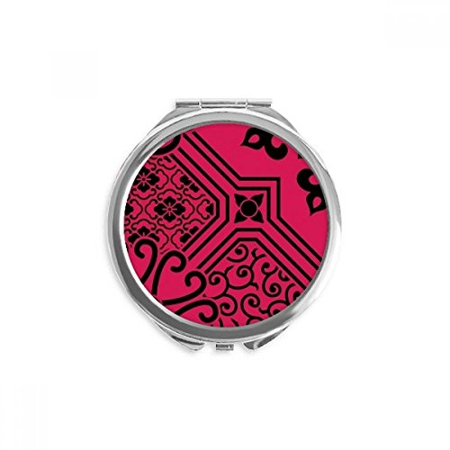 Miroir de maquillage rond style chinois finitions bight élégantes
