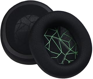 Replacement Earpads Cushion Velour Fabric Ear Pads Compatible with SteelSeries Arctis 3 Arctis 5 Arctis 7 Arctis 9 Arctis 9X Arctis PRO Gaming Headphones (Green print)