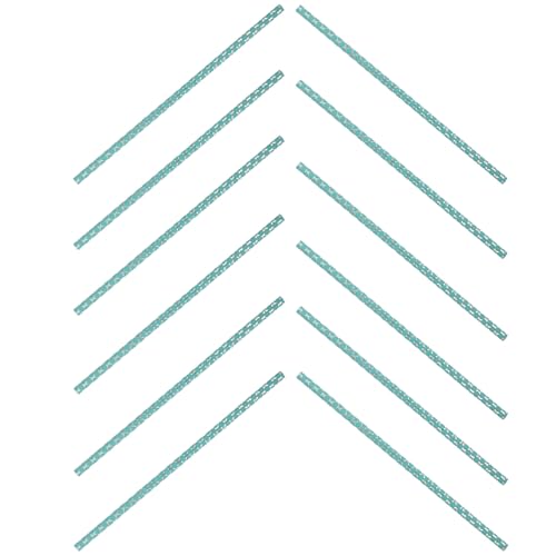 100 pitillos biodegradables de papel azul claro