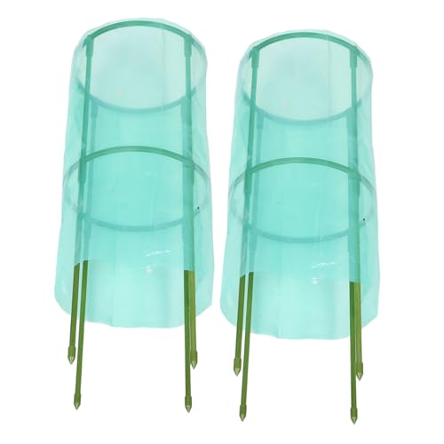 BAZEITFLOW 2個 野菜 植物 プロテクター 透明 植物 カバー カバー 冬用 野菜 ブランケット 冬用 プロテクター バッグ