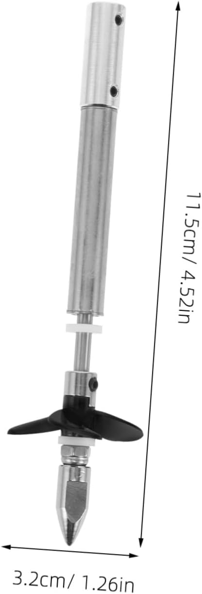 Yardwe Stainless Steel Boat Drive Shaft Assembly Model Boat Accessories for DIY Propellers Precision Engineered