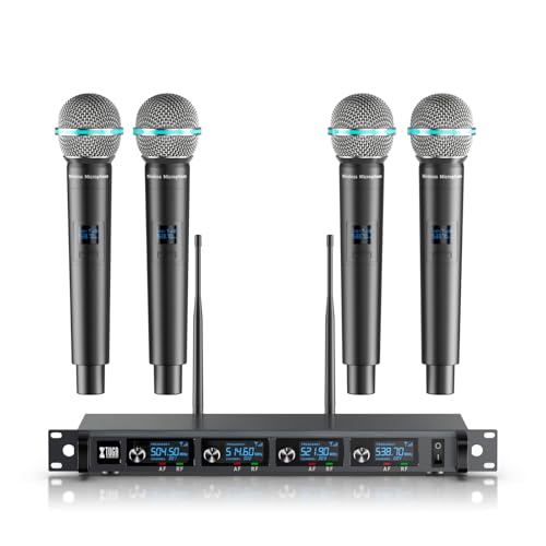 TUGA ワイヤレスマイクシステム 受信機4台 送信機4台 41XVnKVz0pL.jpg