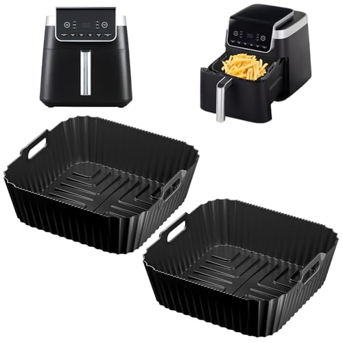 2 stampi in silicone per friggitrice ad aria calda Ninja Max Pro 6,2L AF180EU Philips HD9270, stampo in silicone Airfryer accessorio per Ninja AF180DE 6,2L AF140EU 4,7L