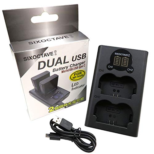 Amazon | SIXOCTAVE NP-W235 富士フィルム 用 互換 デュアル USB