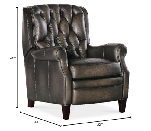 Sillón Plegable Cuero Gris miniatura 2