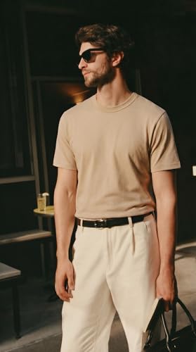 Image of Men's Solid Round Neck T-Shirt | Regular Fit Cotton Casual Tee | Half Sleeve | S to 3XL Sizes | Soft Breathable Everyday Wear for Daily Use, Gym, Summer & Casual Wear