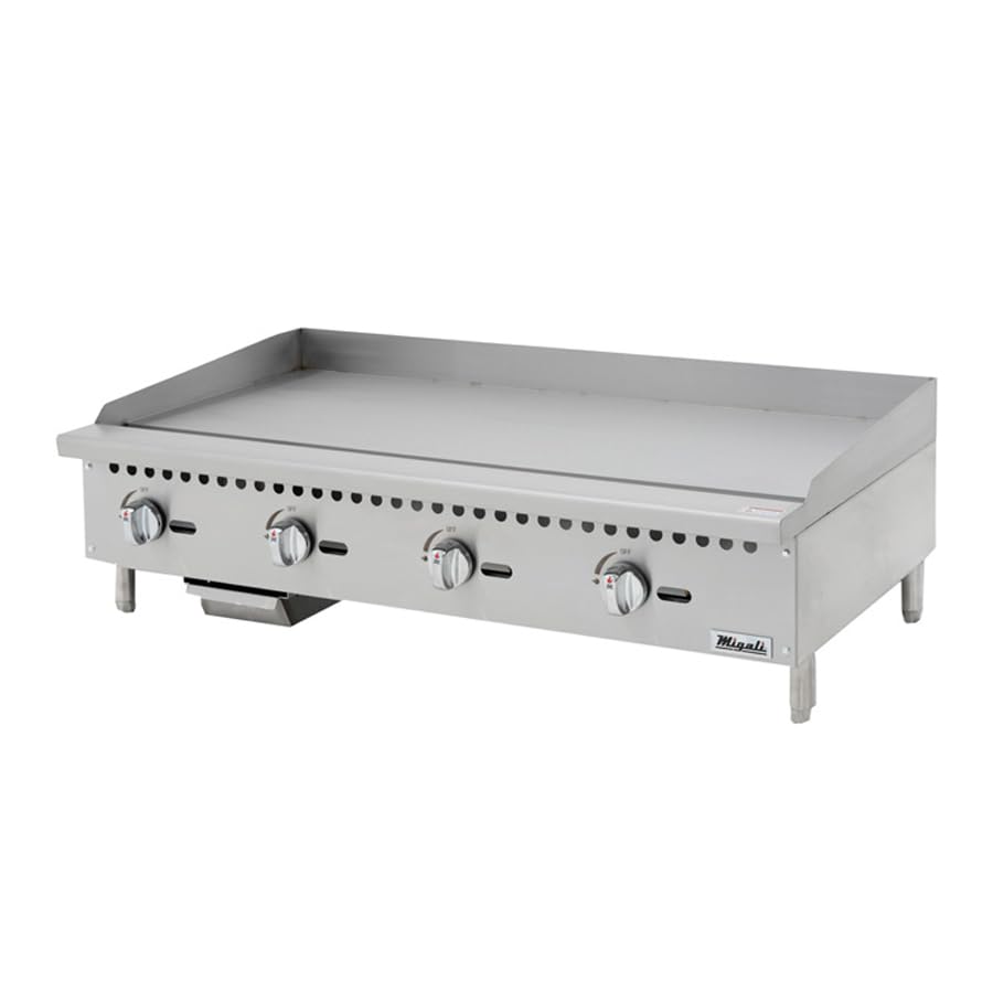 Migali C-G48 48″ Wide Manual Griddle - 120,000 BTU