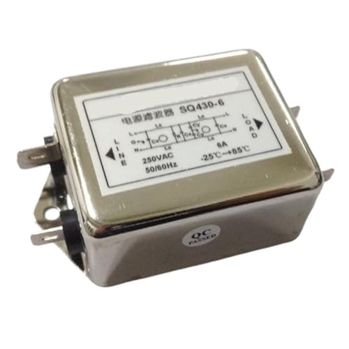 Filtro doble sección CA 430-6A monofásico para prolongar la vida de la electrónica