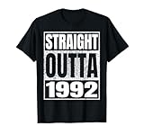Photo Gallery straight outta 1992 vintage 1992 classic birth of birthday maglietta Photo Gallery straight outta 1992 vintage 1992 classic birth of birthday maglietta