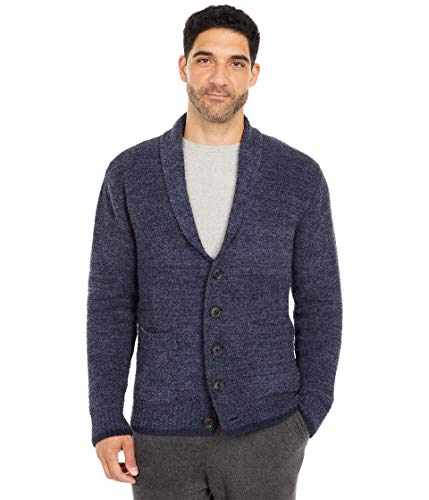 Barefoot Dreams CozyChic Shawl Collar Cardigan Indigo/Pacific Blue 2XL