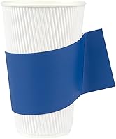 Vista 21 de Restaurantware -Solo mangas: Restpresso - Fundas para café caliente con asa, 50 fundas desechables para tazas - Las tazas se venden por separado, se