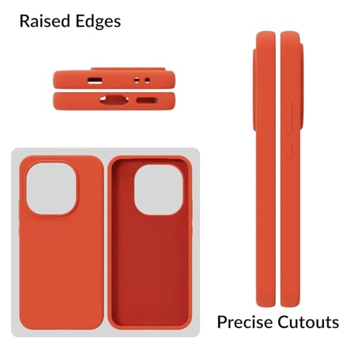 Image of SPRIG Compatible with IQOO 15 5G SilkTone Back Cover Drop Tested Shock Proof Mobile Case for Men, Women, Boys and Girls with Camera Protection (Orange)
