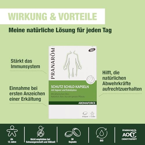 Eukalyptusöl Erkältungskapseln von Pranarôm Aromaforce
