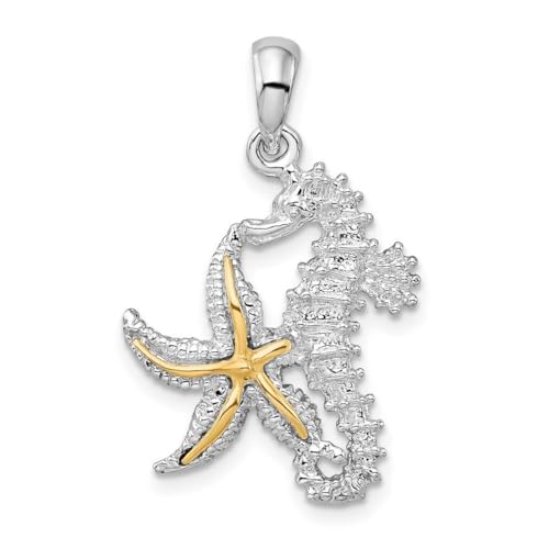 Collier pendentif hippocampe argent 925, le cadeau idéal pour femme