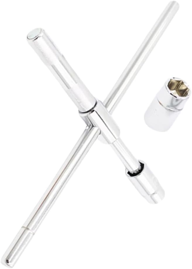 Extended Lug Wrench Tire Wrench Set Sae Car Cross Spanner Tire Remover Tool Emergency