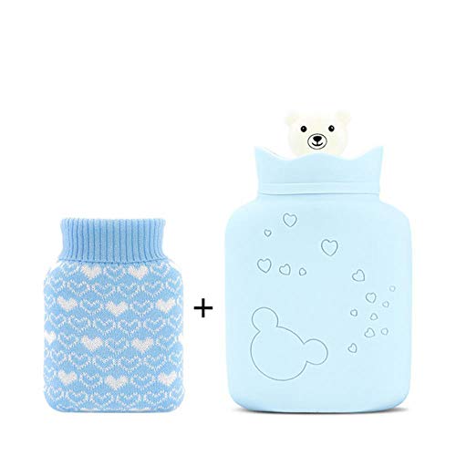 Wärmflasche Mit Bezug Handwärmer Heißwassersack Warme Flasche Mikrowelle Silizium Termofor Gumowy Kinder Fuß Hals Hals Heizung Gefrierschrank Kälte