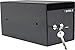 Barska Double Key Lock Depository Safe with Drop Slot – Steel Construction, Anti-Fishing Baffle, Key Lock, Anchor Holes, Black Finish – Secure Cash & Valuables for Businesses Safety Deposit Box