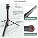 Extendable Tripod Aluminum, Portable Adjustable Light Stand with 1/4