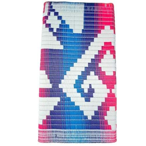 Image of Plastic Mats for Sleeping On Floor Sitting Reversible Chatai Square Shape Mats for Home Living Room, Bedroom Floor (6 x 9 Feet Mat)
