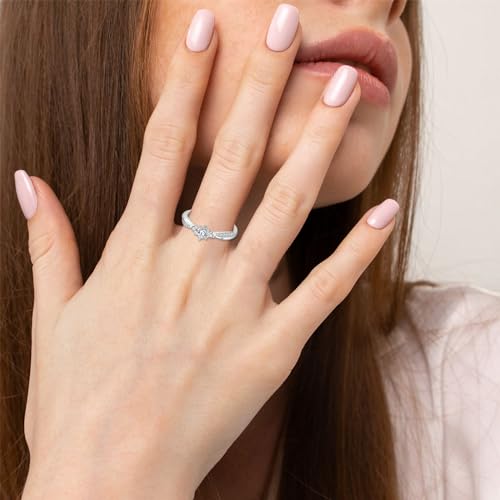 Promise Ring 925 Sterling Silver Engagement Ring for Women Infinity Birthstone Ring Wedding Anniversary Birthday Jewelry3