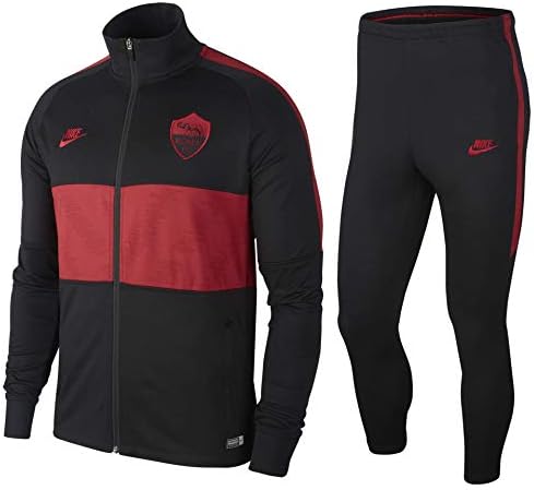 Nike A.S. Roma Strike, Tuta Uomo, Black/Black/Team Crimson/Team Crimson, M  : Amazon.it: Abbigliamento