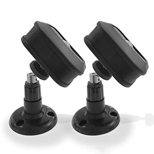 Silicone Skins w/Mount for Blink XT / XT2 Security Camera (2 pcs Black) - Silicone Case - Swivel Rotating Mounting Connector w/Blink XT2 Cover - NOT for 2020 New Blink Indoor/Outdoor Cam - by SULLY