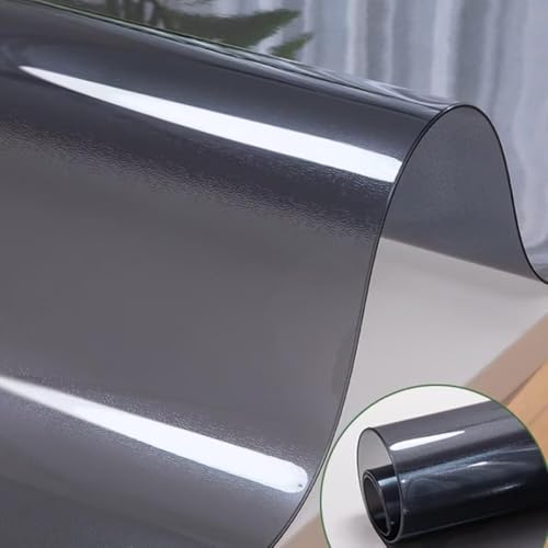Protege Table PVC pour Eviter les Rayures Nappe Transparente Rectangulaire Epaisse