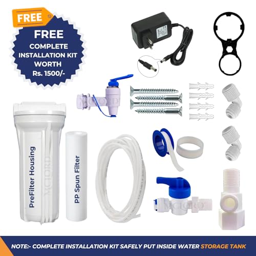 Image of All India Group  Aqua RO Domestic Water Purifier (RO+ LED UV+ ORC COPPER ALK+ HIGH TDS MEMBRANE+ TDS CONTROLLER) Fully Automatic | Easily Works Upto 4000ppm | 12 Stages | 20 LPH (Aqua White S78)