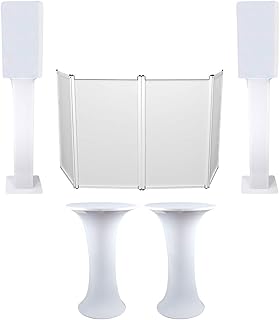 2) Club Scene Highboy Tables+White 15