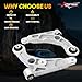 Front Left & Right Lower Suspension Control Arm for 2019-2023 Jeep Cherokee, Front Suspension Kit 2Pcs Replace # K643774 K643775