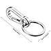 Mudder 4 Pack Metal Carabiner Clip Keychain Keyring Key Ring Chain Holder Organizer for Tile Key Finder Car Men and Women