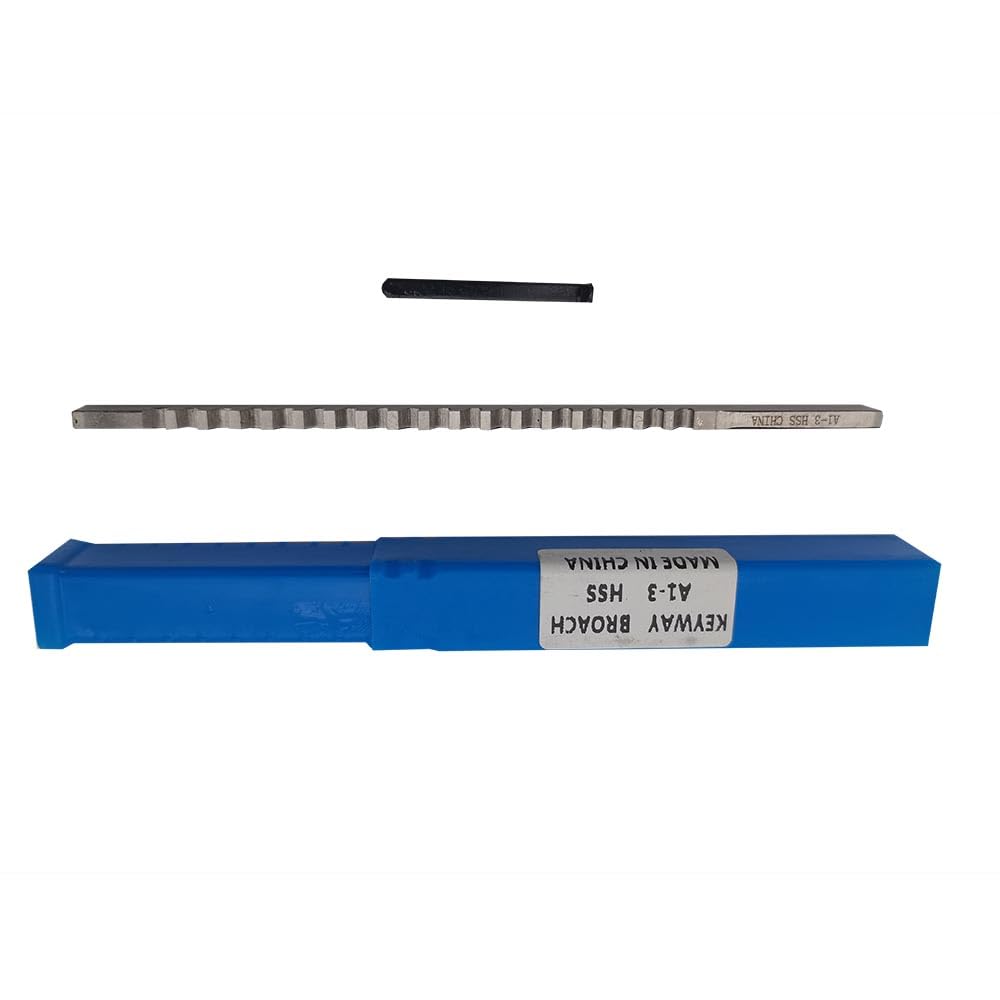 3 mm Push-Type Keilnut-Räumnadel, A1, metrische Größe, HSS-Keilnut-Schneidwerkzeug, Messer for CNC-Fräser, Metallbearbeitung