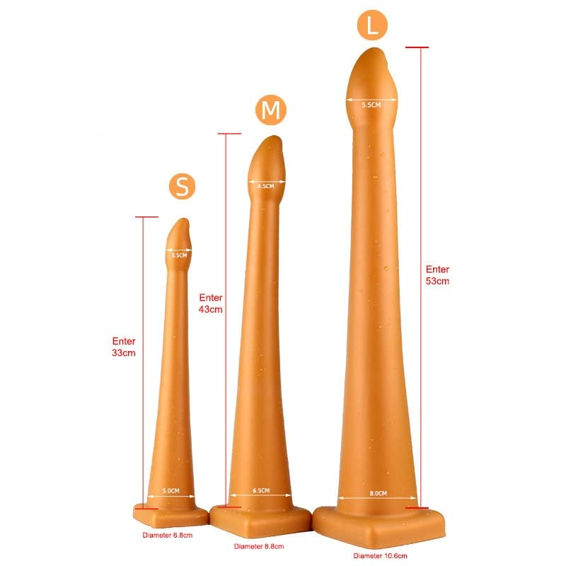 Plug anale Sex Shop Super Long Plug anale Silicone Big Butt Plug Punto G Massaggio prostatico Giocattolo del sesso anale Gay