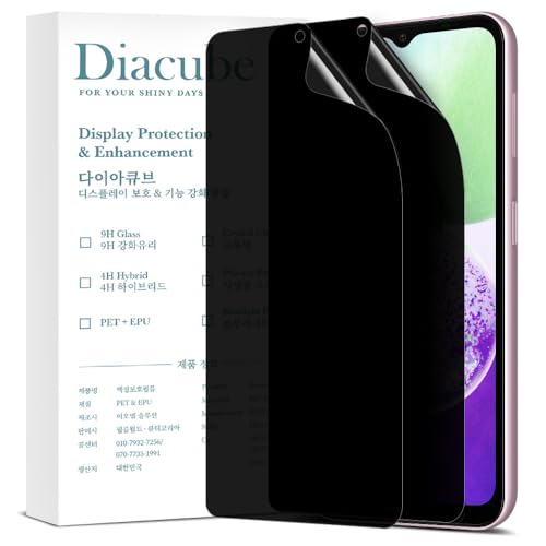 Film protecteur écran anti-espion PET 6H pour Samsung Galaxy A24 avec gabarit