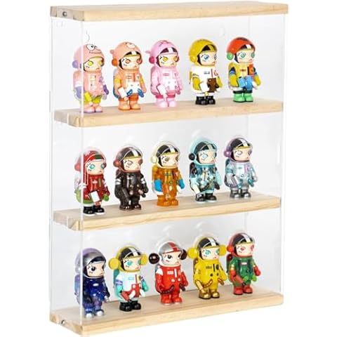 Joodyyoo Three-Tier Solid Wood Display Cabinet Cover