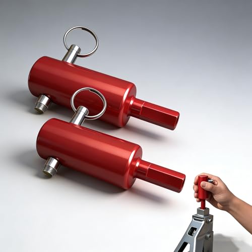 WGSWX EZ-Crank Trailer Jack Drill Adapter - Heavy Duty Power Drill Crank Handle for 1 Handle Studs 10X Faster Operation Tool for Flatbed & Livestock Trailers