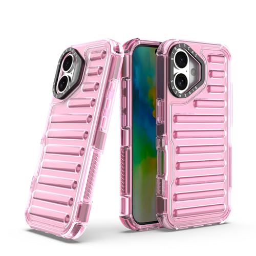 Coque rigide rose pour iPhone 15 en silicone résistant