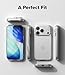 Ringke Fusion for iPhone 17 Pro Case [Oil & Dirt Resistant] Anti-Fingerprint Technology Prevents Oily Smudges Phone Cover for Women, Men - Matte Clear