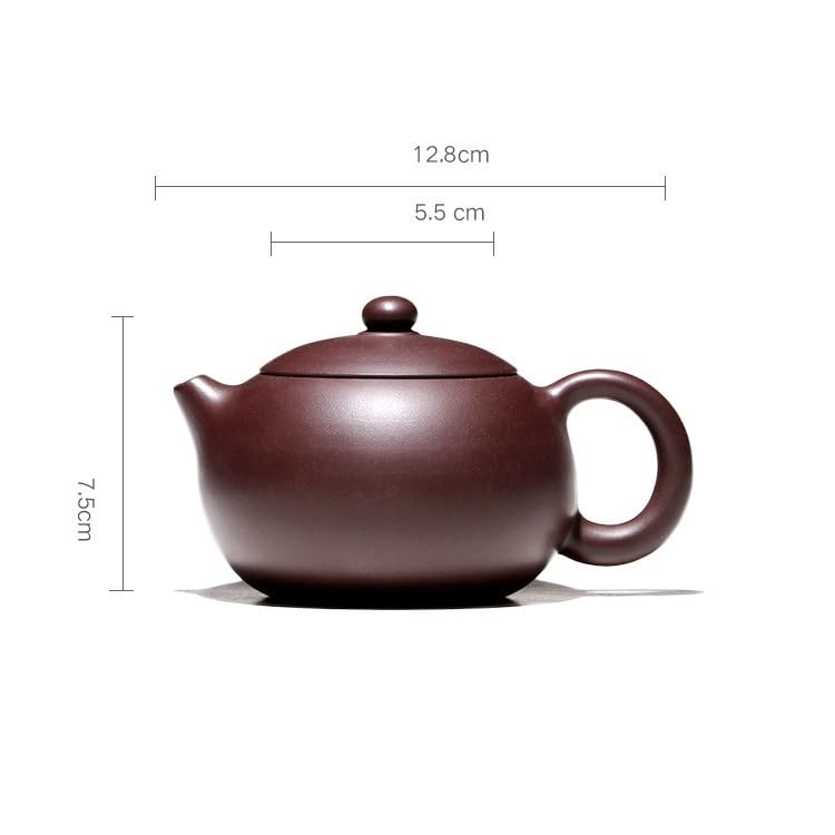 Chiński fioletowy czajniczek do herbaty, domowy zestaw do herbaty, antyczny zestaw do herbaty z czajnikiem, wielofunkcyjny retro mały czajniczek 240 ml, akcesoria do ceremonii herbacianej