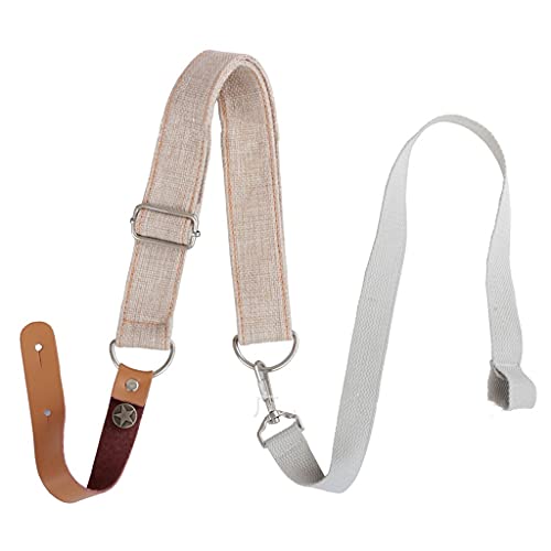 XWWDP Bandoulière sans Crampons pour ukulélé Sélectionné Café/Beige Bicolore Coton Respirant Longueur De La Sangle… - Les Beatles, Paul McCartney, John Lennon, RIngo Starr, George Harrison XWWDP Bandoulière sans Crampons pour ukulélé Sélectionné Café/Beige Bicolore Coton Respirant Longueur De La Sangle…