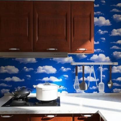 VI COLLECTIONS 1000 X 45 CM Blue Sky Self Adhesive Wallpaper (B0BRBBGDZ1) Amazon Price History, Amazon Price Tracker