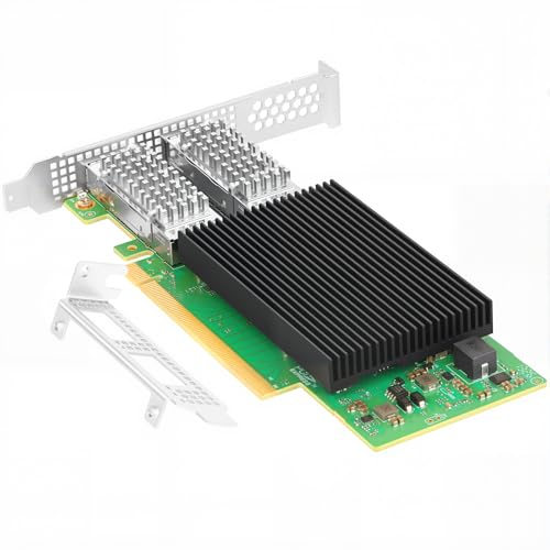 Image of Vogzone for BCM957508 Network Card, 2*QSFP56 100GbE PCIe 4.0 x16 NIC