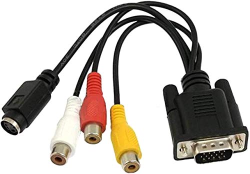 JX2 VGA - RCAP[u VGA - TV 3 RCA SrfIAVA_v^[ (VGA-RCA) m[gp\R PC Rs[^[ rfIAEg TV HDTV LCD vWFN^[j^[p 3 Pack