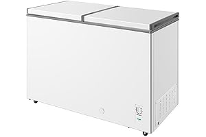 Chest Freezer 10 Cu Ft with 7 Adjustable Thermostat Control