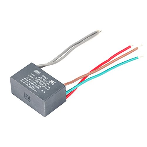 Gaohou 5 Wire Ceiling Fan Capacitor Cbb61 5+5+5Uf 250V-300V Ac 50/60 Hz Power Relay #TOP3
