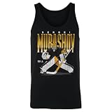 500 LEVEL Sergei Murashov Pittsburgh Bitmap Men's Tank Top (Black, Large)