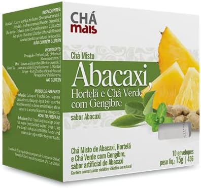 Chá Abacaxi, Hortelã, Chá Verde E Gengibre, ClinicMais