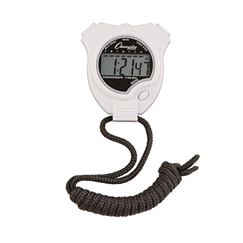 Champion Sports 910WH Stop Watch White
